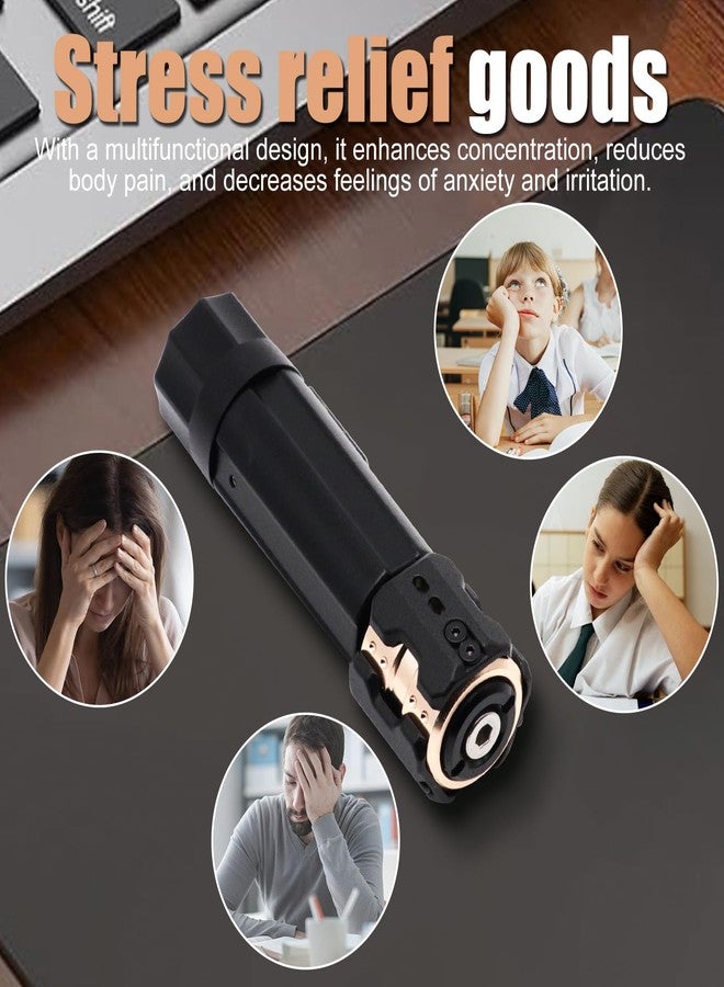 7JI Fidget Slider Metal Toy,5-Stage Push + 2-Stage, Magnetic ADHD Anxiety Stress Relief for Adults, Premium EDC Fidget Spinner Gyro for Office Home Decompression - Image 4